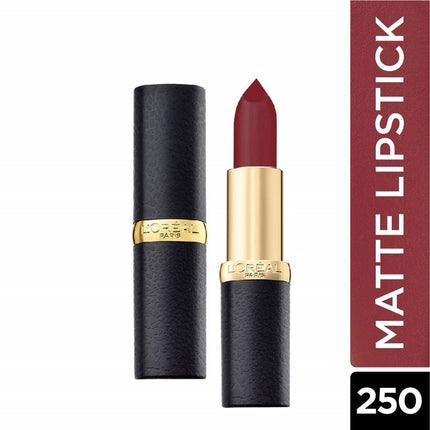 L'Oreal Paris Color Riche Moist Matte Lipstick - 250 Rich Merlot