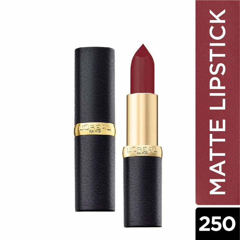 L'Oreal Paris Color Riche Moist Matte Lipstick - 250 Rich Merlot