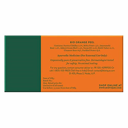Biotique Orange Peel Revitalizing Body Soap
