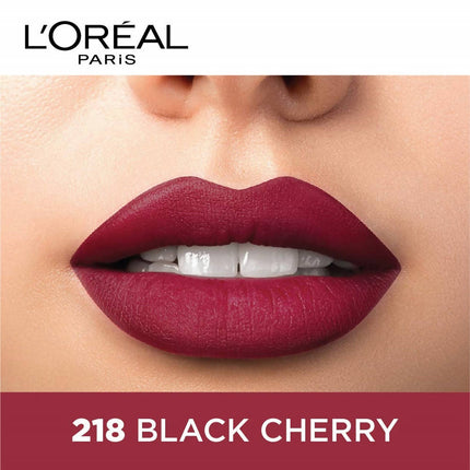 L'Oreal Paris Color Riche Moist Matte Lipstick - 218 Black Cherry