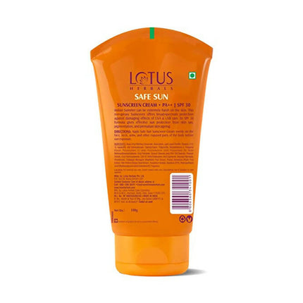 Lotus Herbals Safe Sun SPF 30 PA++ Sunscreen Cream