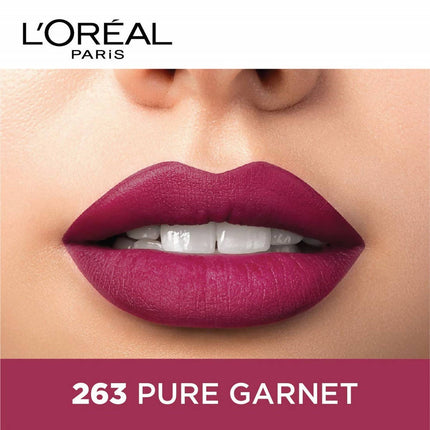 L'Oreal Paris Color Riche Moist Matte Lipstick - 263 Pure Garnet