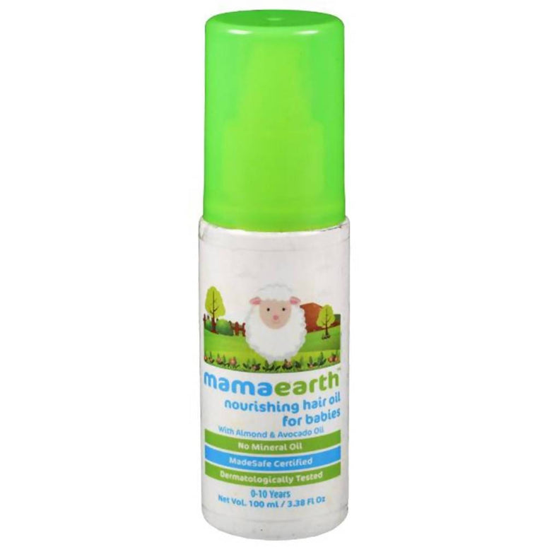 Mamaearth Nourishing Hair Oil For Babies For Repairs Dry Scalp & Stimulates New Hair Growth