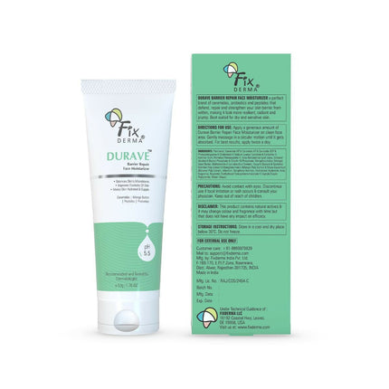 Fixderma Durave Ceramide Moisturizer For Face with Peptide & Mango Butter