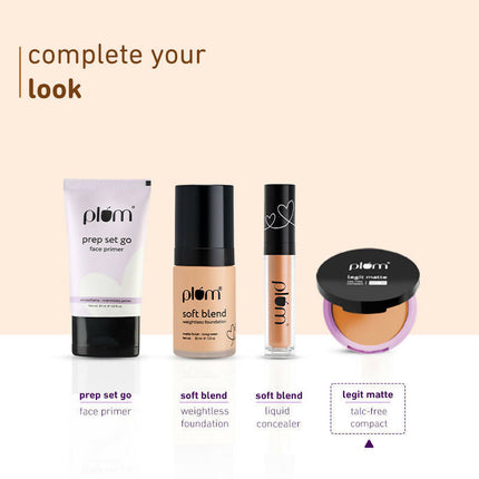 Plum Legit Matte Talc-Free Compact With SPF15 - Pinched Blush - 115P