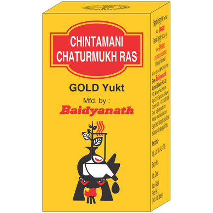 Baidyanath Chintamani Chaturmukh Ras Gold Yukt