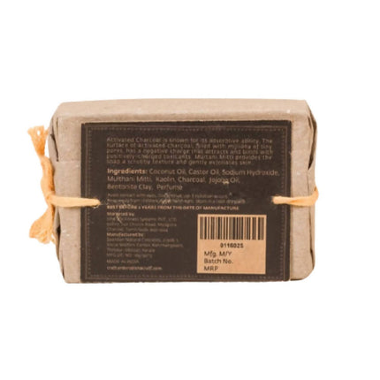 Isha Life Multani Mitti Charcoal Soap (Paraben & SLES Free)