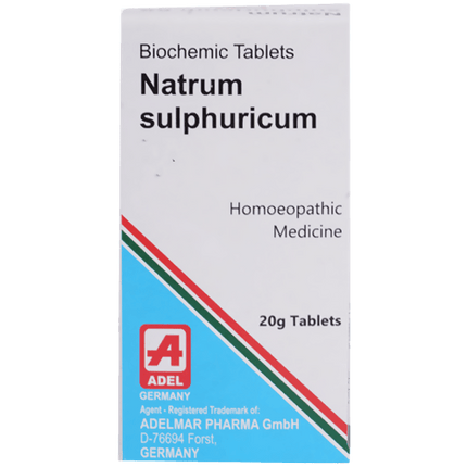 Adel Homeopathy Natrum Sulphuricum Biochemic Tablets