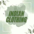 Indian Clothing text on green watercolor background, Shoppiearth UK wellness lifestyle store
