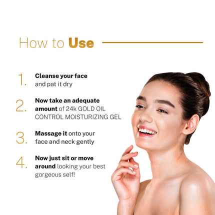 Love Earth 24K Gold Oil Control Moisturizing Gel