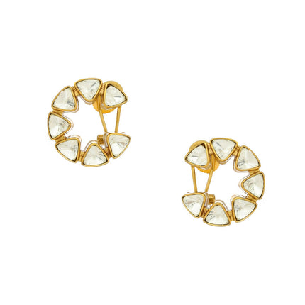 Moissanite Earrings - Ruby Raang