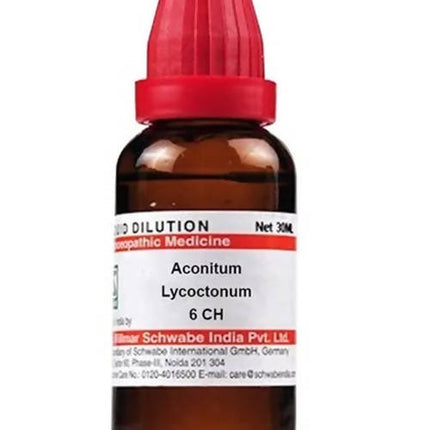Dr. Willmar Schwabe India Aconitum Lycoctonum Dilution