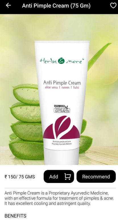 Anti Pimple Cream