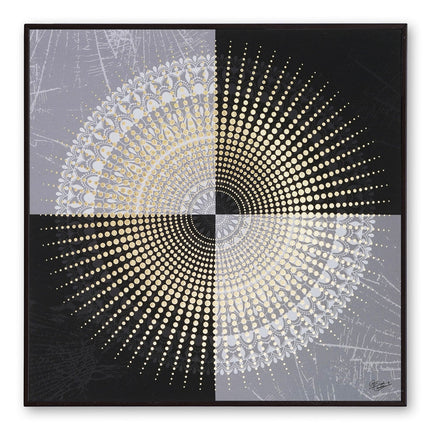 Tehzeeb Creations Golden Embossed Wall Painting