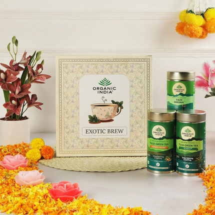 Organic India Exotic Brew Gift Box