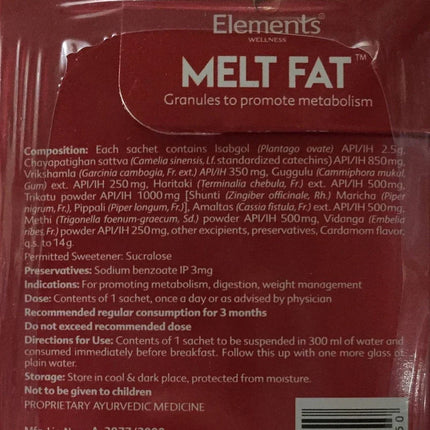 Elements WELLNESS MELT FAT