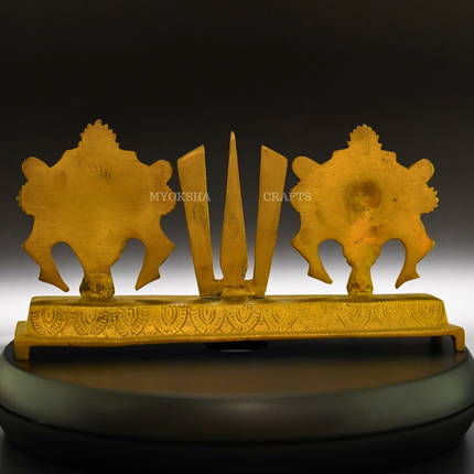 Balaji Namah with Shankh Chakra Brass Idol