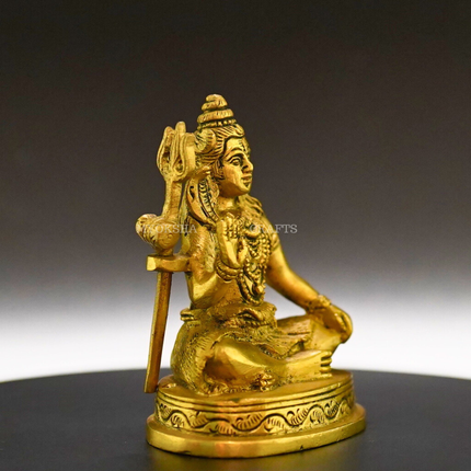 Ishwar Sitting Brass Idols for Homes