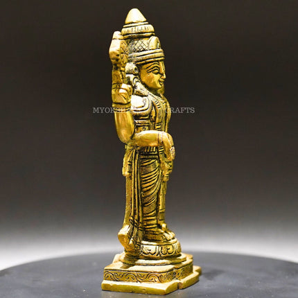 Brass Venkatramana Statue - Divine Blessings for Homes