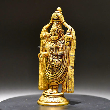Brass Venkatramana Statue - Divine Blessings for Homes