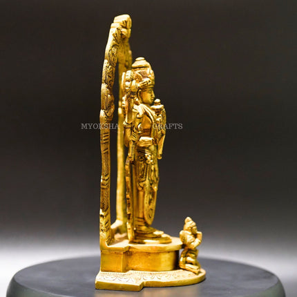 Brass Vishnu Statue - Sacred Presence for Spiritual Seekers