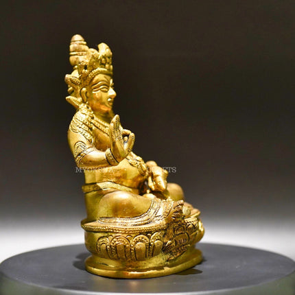 Brass Kubera - Lord of Wealth and Prosperity