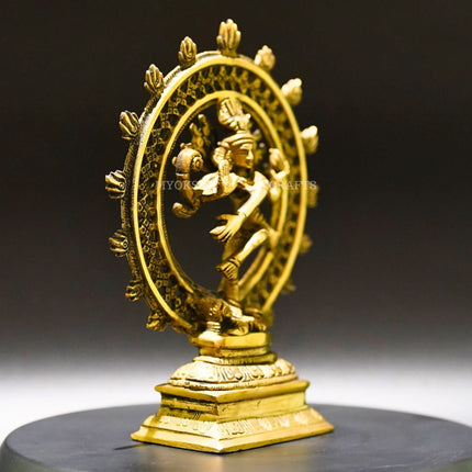 Brass Nataraja Idol - Divine Expression of Cosmic Energy and Harmony
