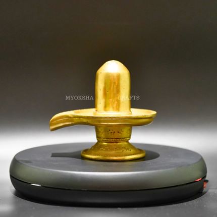 Brass Shivling - Sacred Symbol of Lord Shiva's Cosmic Energy