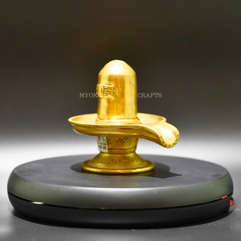 Brass Shivling - Sacred Symbol of Lord Shiva's Cosmic Energy