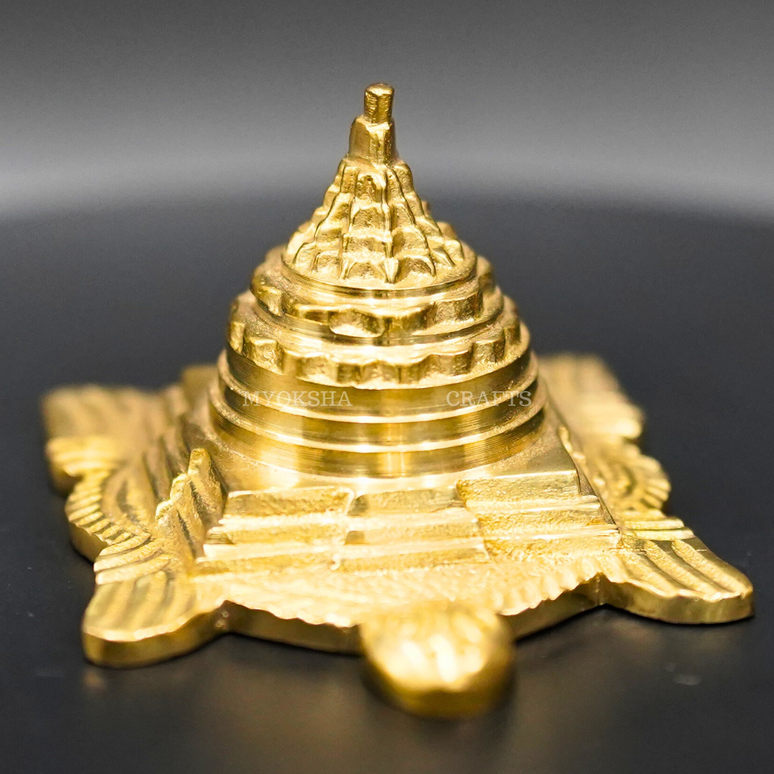 Sri Yantra on Tortoise for Vastu - Harness Positive Energy and Balance in Your Space