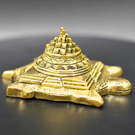 Sri Yantra on Tortoise - Harmonize Your Space with Divine Balance and Prosperity