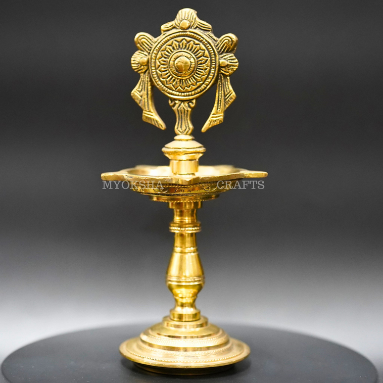 Brass Chakra Diya