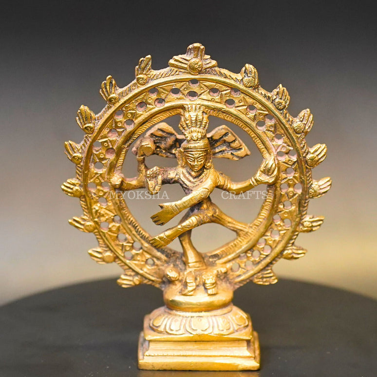 Brass Nataraja Idol