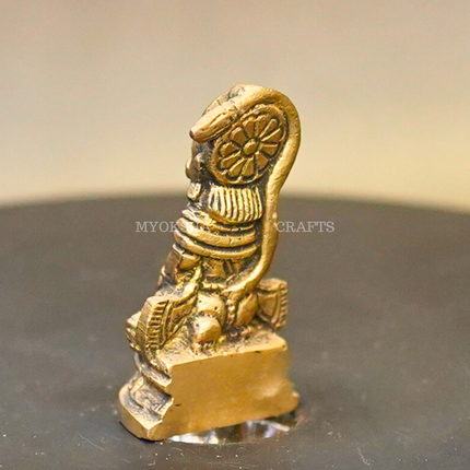 Brass Hanuman Sitting Idol