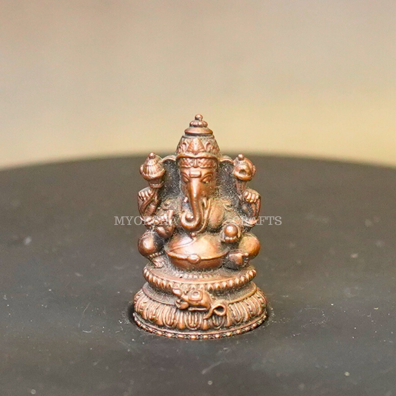 Copper Ganesha Idol