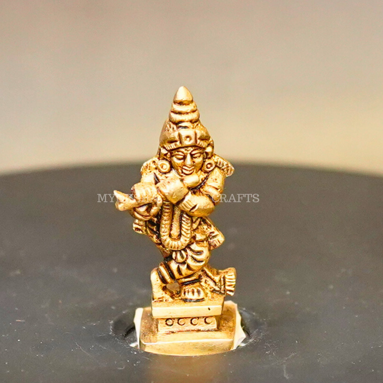 Brass Krishna Idol