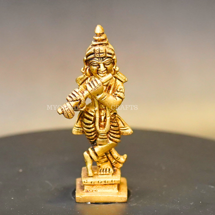 Brass Krishna Idol