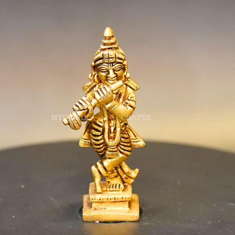 Brass Krishna Idol
