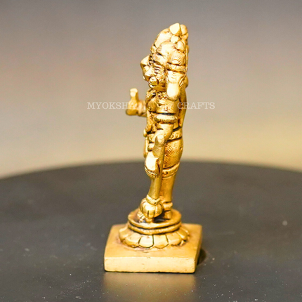 Brass Panchamukhi Hanuman Idol