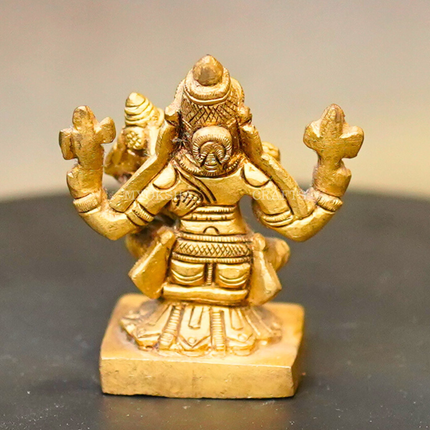 Brass Lakshmi Narasimha Idol