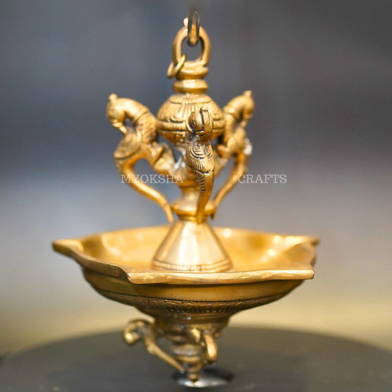 Brass Hanging Diya