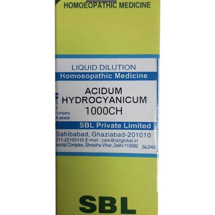 SBL Homeopathy Acidum Hydrocyanicum Dilution
