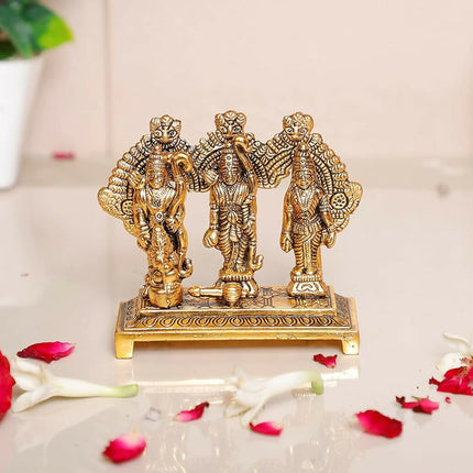 KridayKraft Shri Ram Darbar Metal Statue