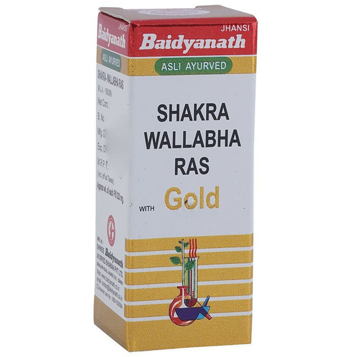 Baidyanath Jhansi Shakra Wallabha Ras with Gold Powder
