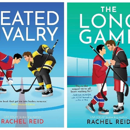Rachel Reid Heated Rivalry & The Long Game 2 Books set Paperback New Book