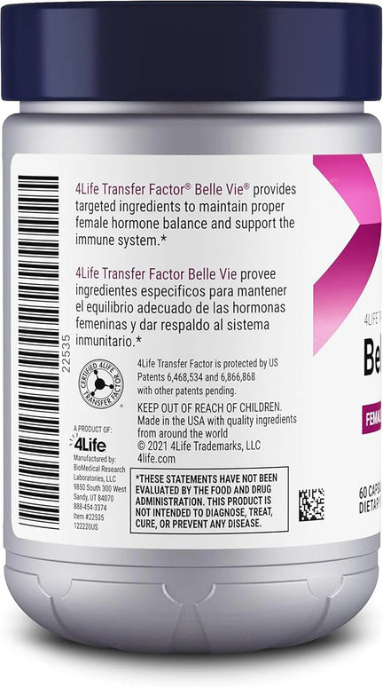 4LIFE TRANSFER FACTOR BELLE VIE (60N)