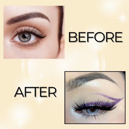 BOBI Glitter Eyeliner Purple Diamond Sparkle Finish