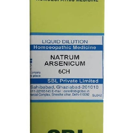 SBL Homeopathy Natrum Arsenicum Dilution
