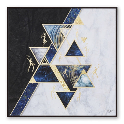 Tehzeeb Creations Golden Embossed Wall Painting