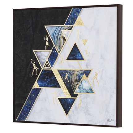 Tehzeeb Creations Golden Embossed Wall Painting